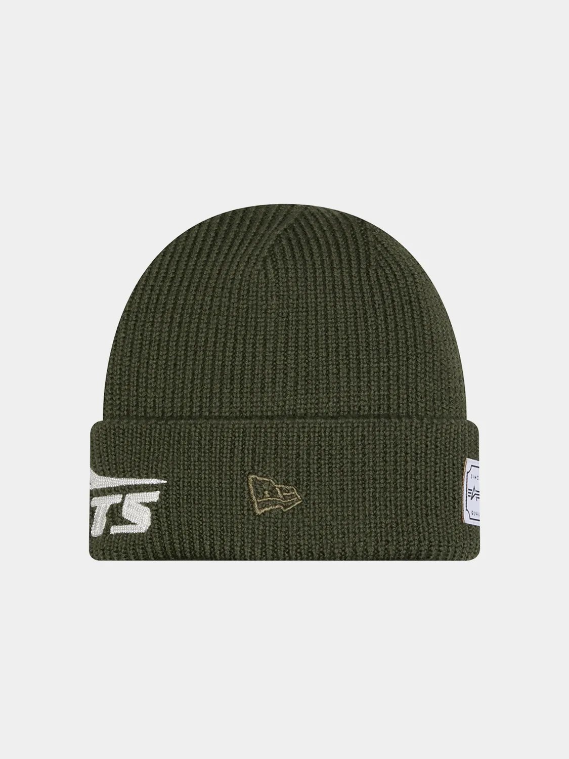 Alpha Industries Jets bonnet vert laine mérinos stretch