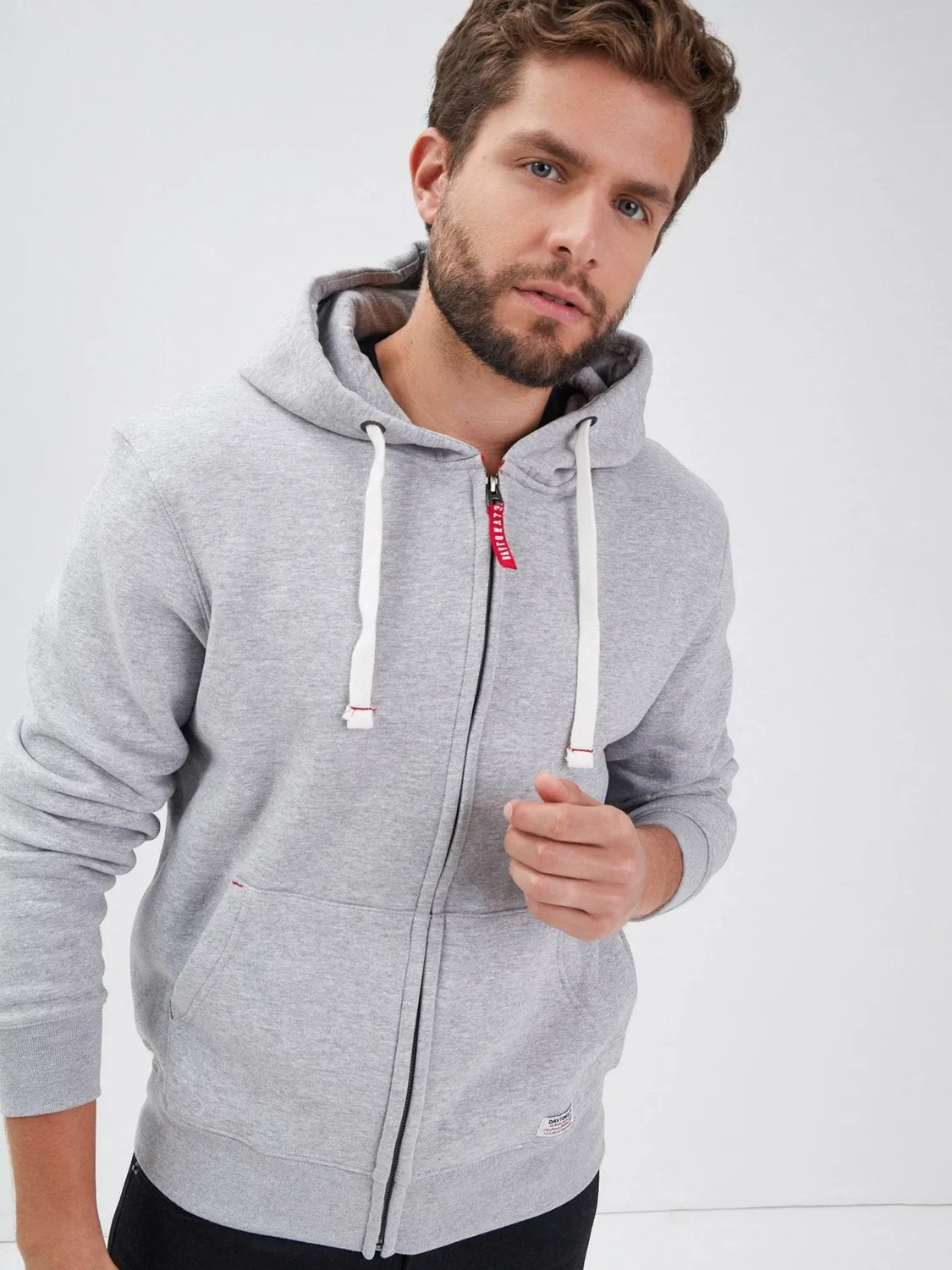 Daytona Motorcycle sweat capuche moto noir coton