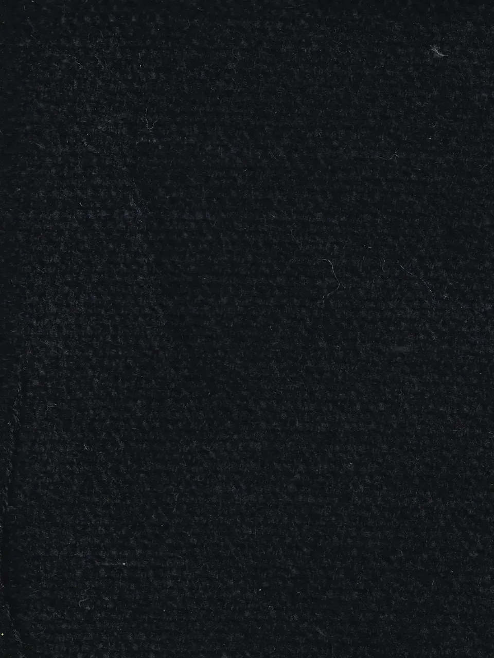 Hollington scandinave tissu chenille laine coton noir