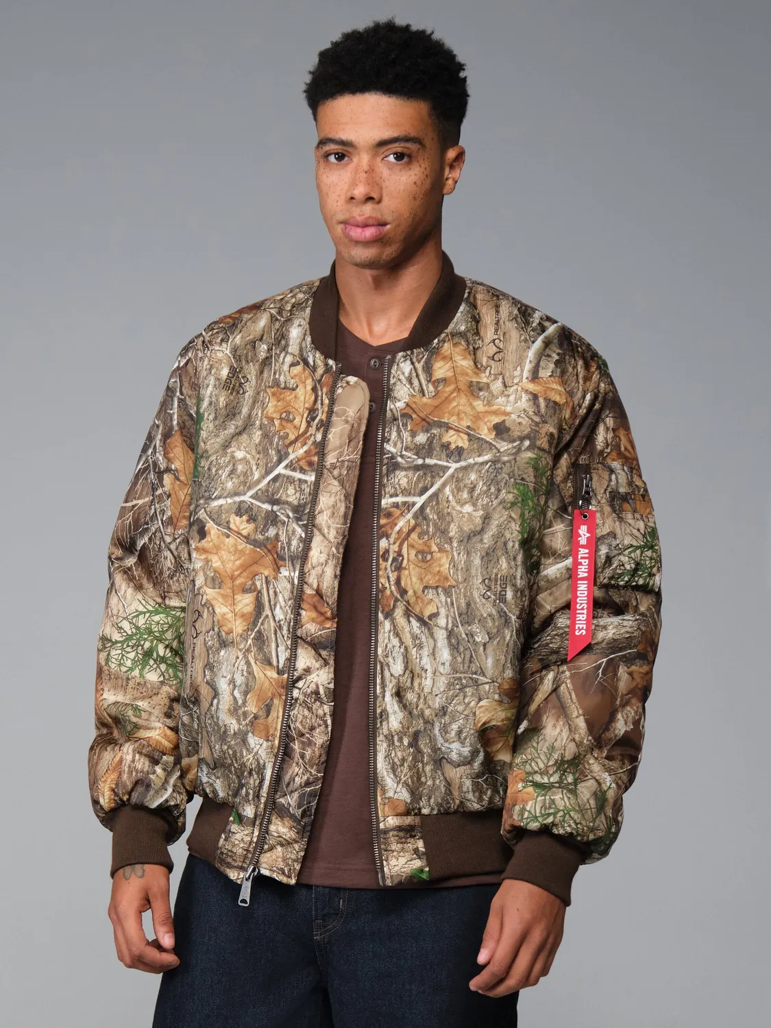 Alpha Industries MA-1 Oxford Camo bomber Realtree Camo déperlant