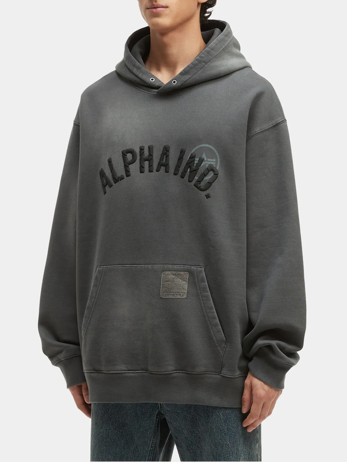 Alpha Industries UNFRM Washed hoodie sweat délavé
