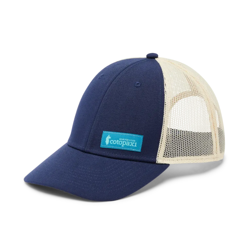 Cotopaxi Trucker casquette blue spruce respirante