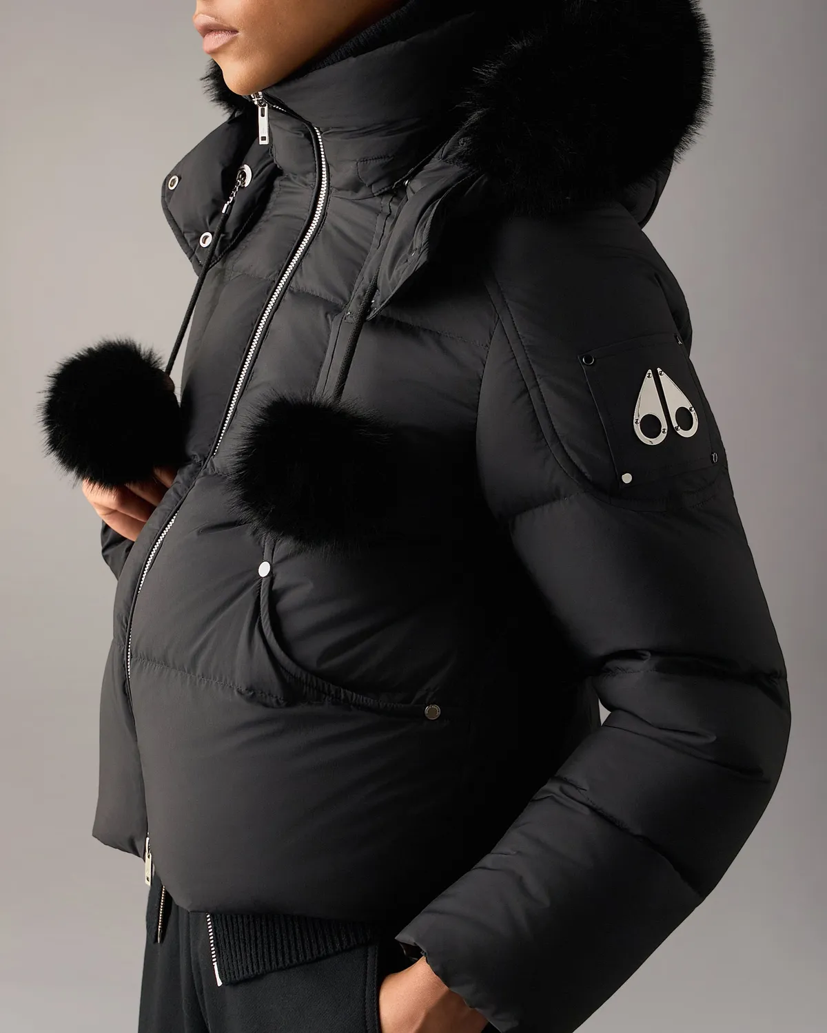 Moose Knuckles Everest doudoune capuche noir