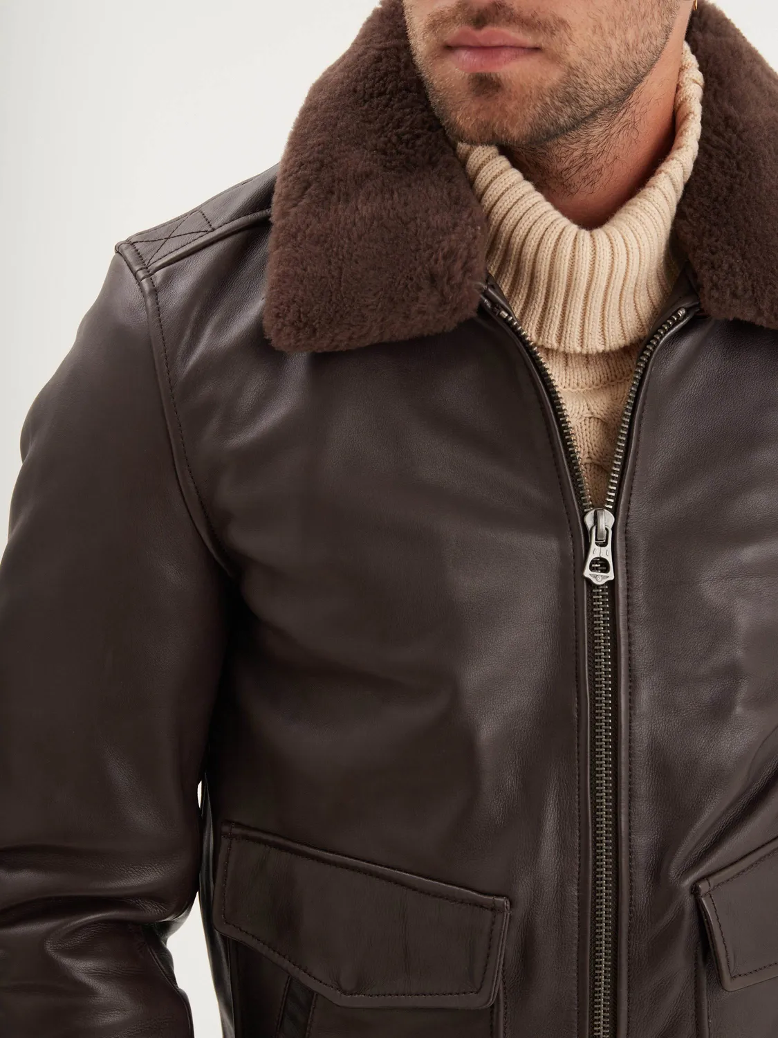 Daytona Mirage blouson aviateur cuir noir vachette