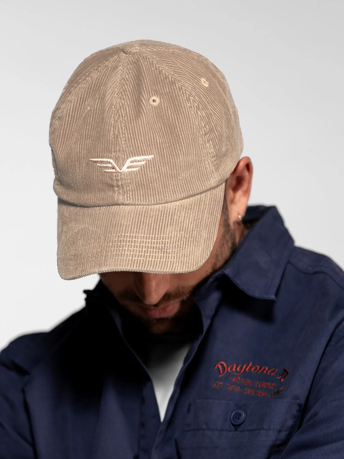 Daytona Brandon casquette velours Basalt taille unique