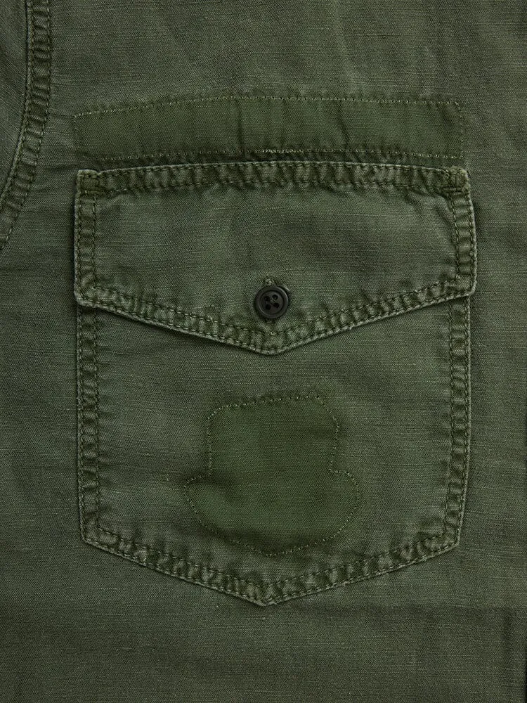 Alpha Industries Fatigue surchemise verte manches courtes