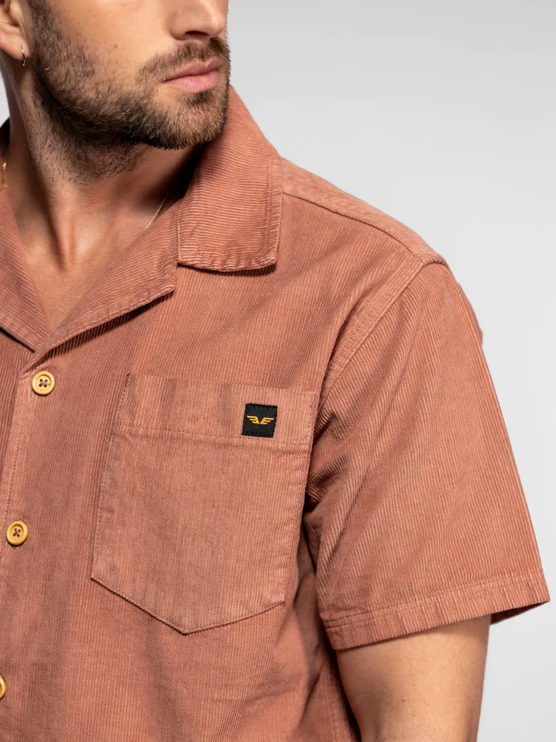 DAYTONA Citrus chemise worker velours beige