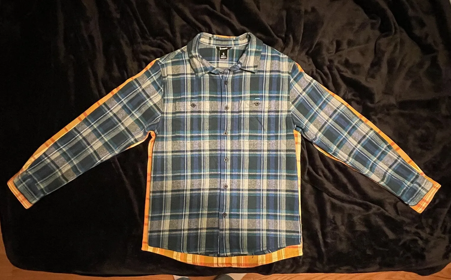 Cotopaxi Mero Organic Flannel chemise homme Indigo Plaid