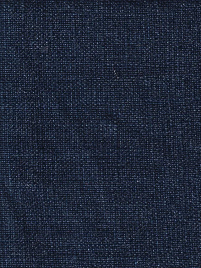 Hollington toile pur lin hopsack tissu indigo 8 m