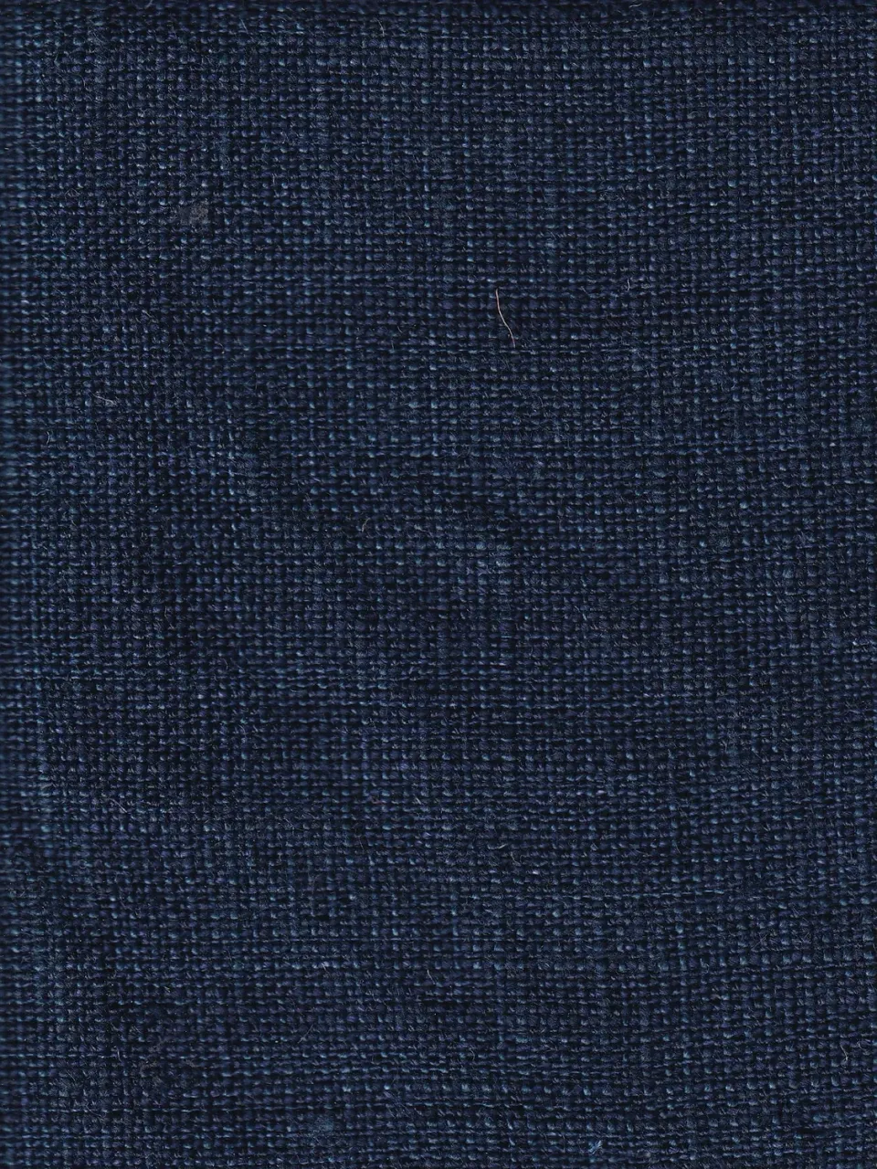 Hollington toile pur lin hopsack tissu indigo 8 m