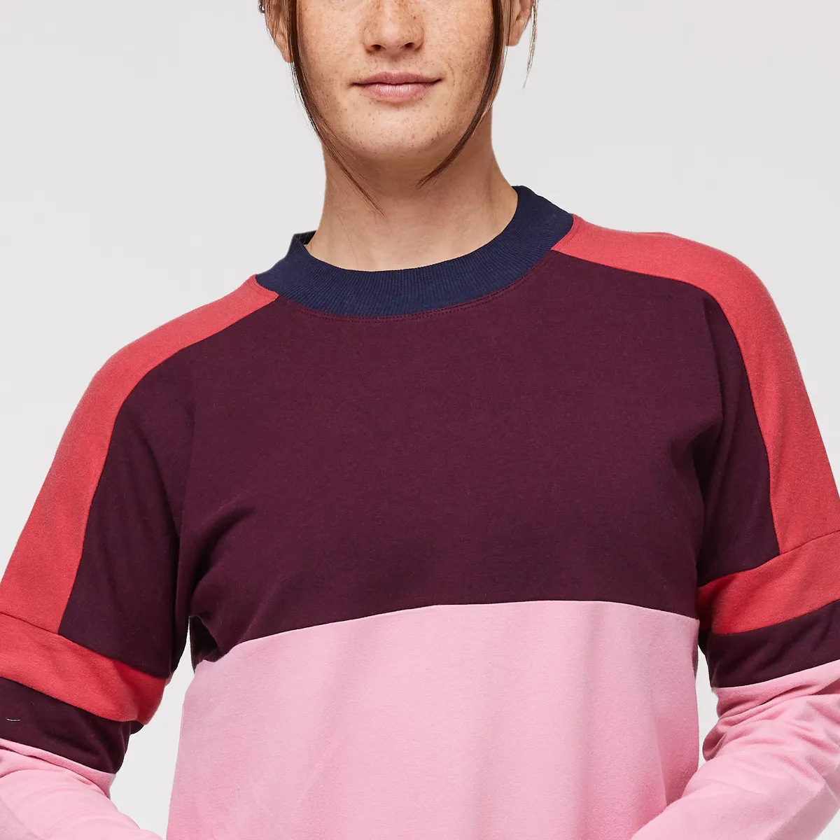 Cotopaxi Bandera sweatshirt femme Wine coton bio