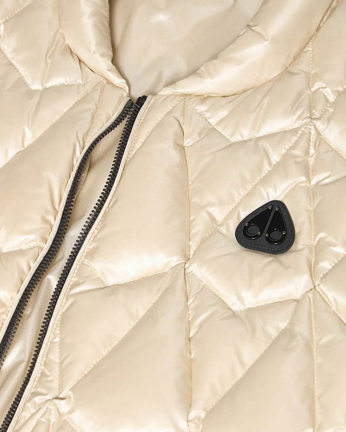 Moose Knuckles Iceberg gilet duvet alabaster matelassé