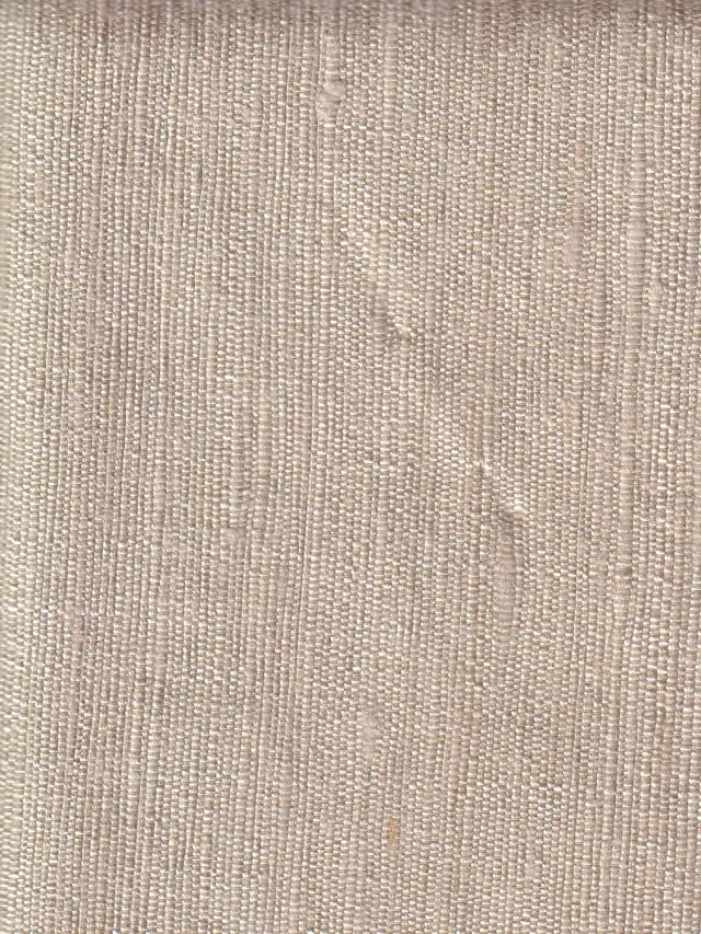 Hollington Soie Sauvage Ivoire tissu au mètre 5 m 100% soie