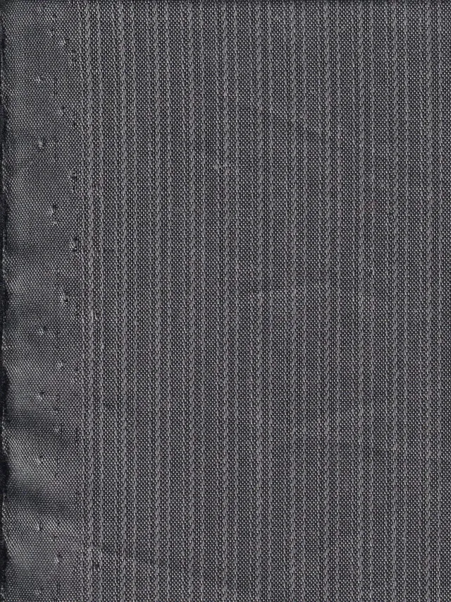 Hollington Tencel tissu gris rayures irrégulières 5 m