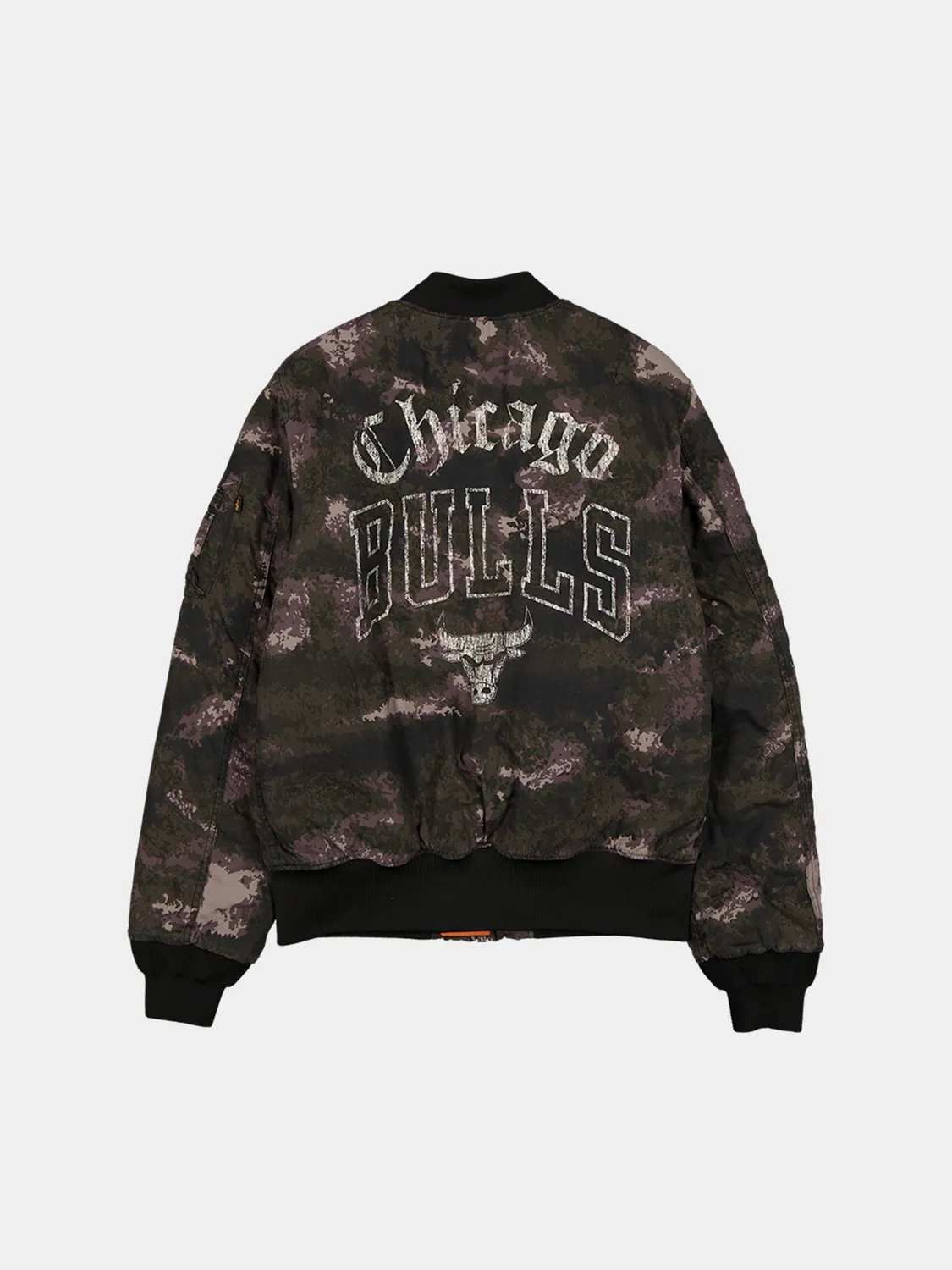 Alpha Industries MA-1 Bulls bomber black camo réversible