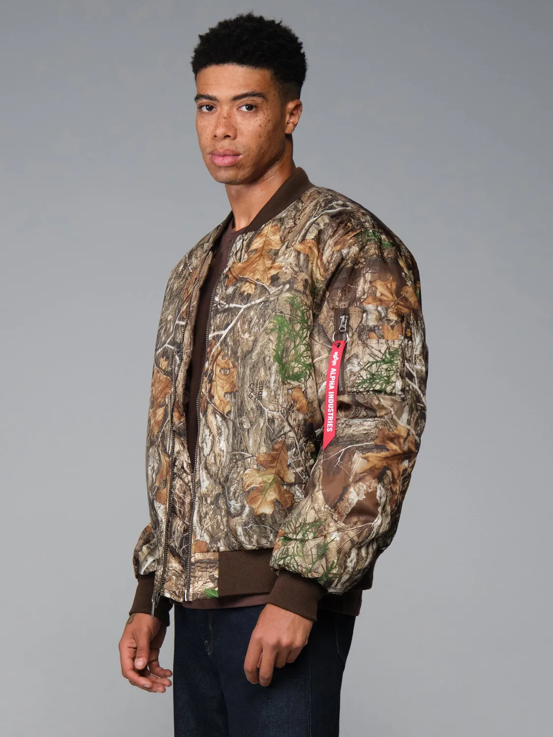 Alpha Industries MA-1 Oxford Camo bomber Realtree Camo déperlant