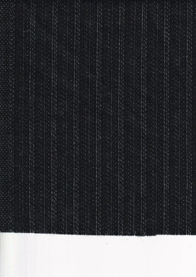 Hollington tissu toile laine coton gris volcanique 5 m