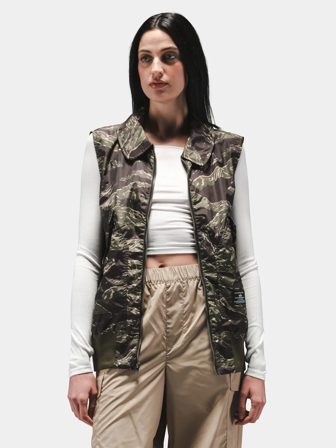 Alpha Industries CWU 36/P gilet Tiger Camo léger