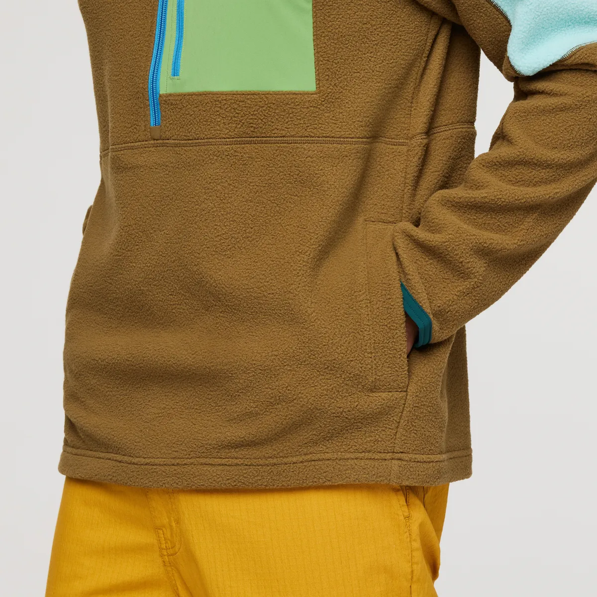 Cotopaxi Abrazo Half-Zip polaire homme Maritime/Birch