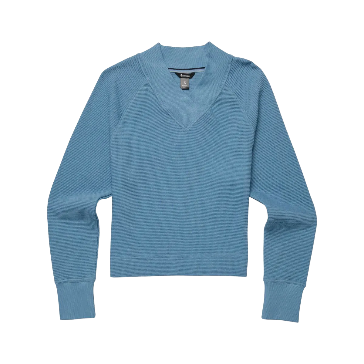 Cotopaxi Atajo t-shirt gaufré femme col V manches longues