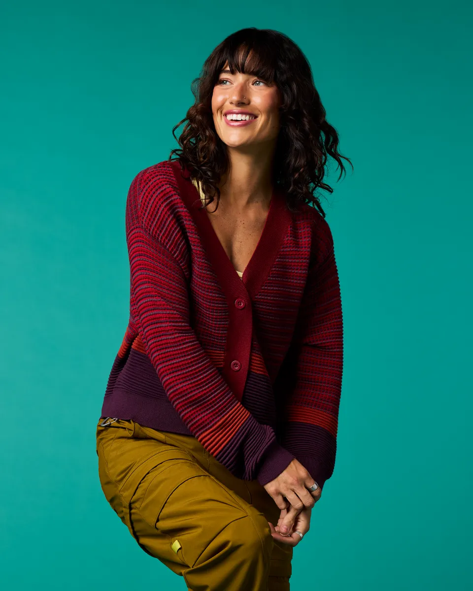 Cotopaxi Libre cardigan femme Chalk maille