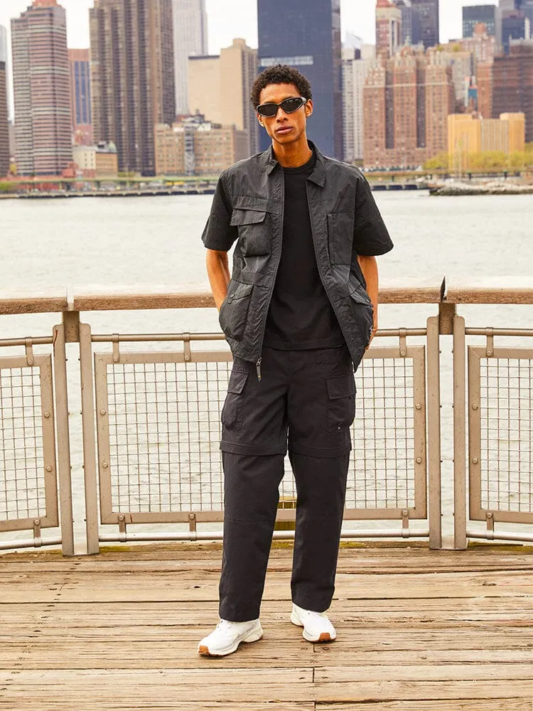 Alpha Industries Convertible Cargo Pant pantalon cargo noir 2-en-1