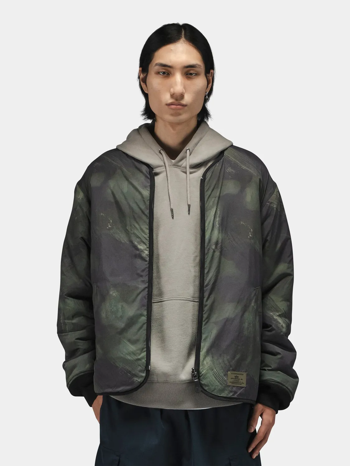 Alpha Industries M-65 Reversible veste réversible noir matelassé