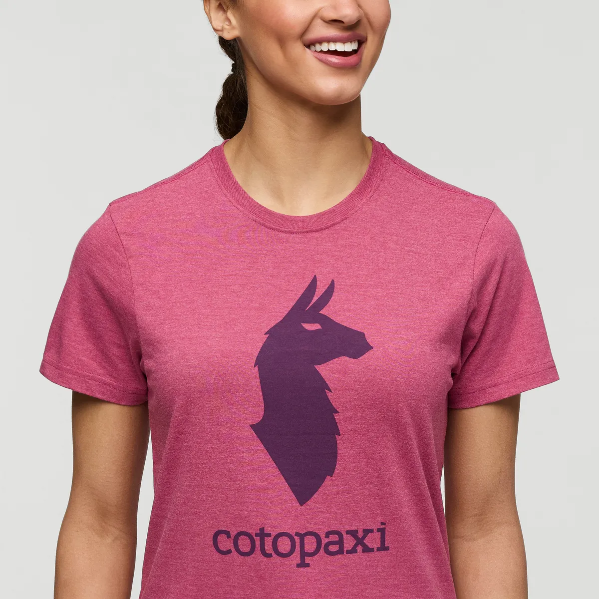 Cotopaxi Llama t-shirt femme Sangria coton bio