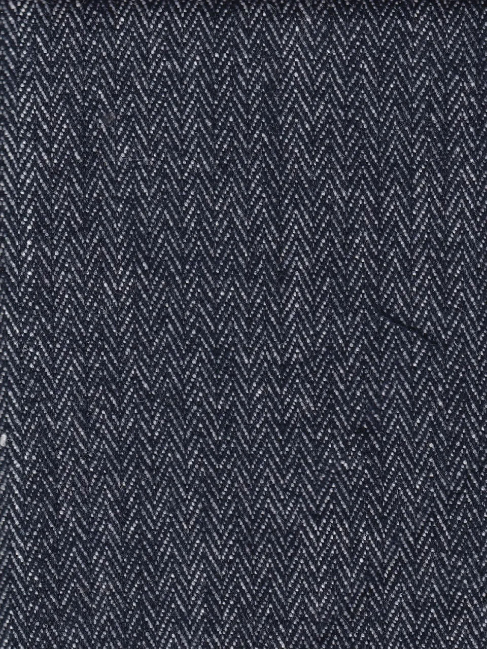 Hollington chevrons tissu double-face denim gris 10 m