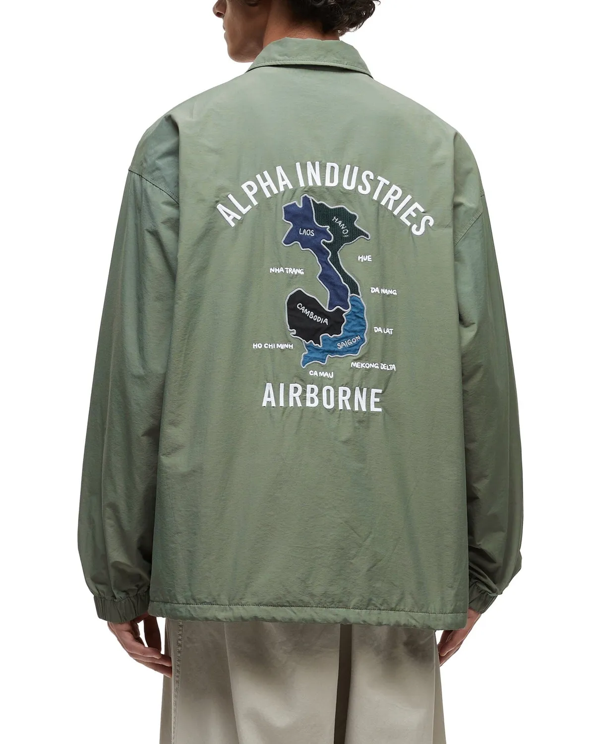 Alpha Industries UNFRM veste coach olive coton