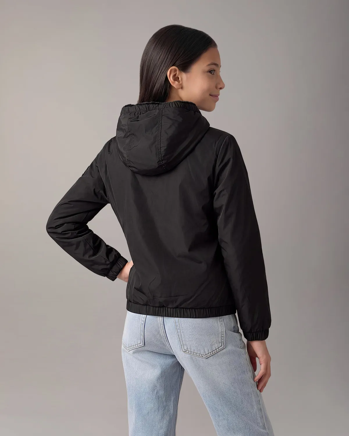Moose Knuckles Simcoe Bunny veste enfant Black réversible