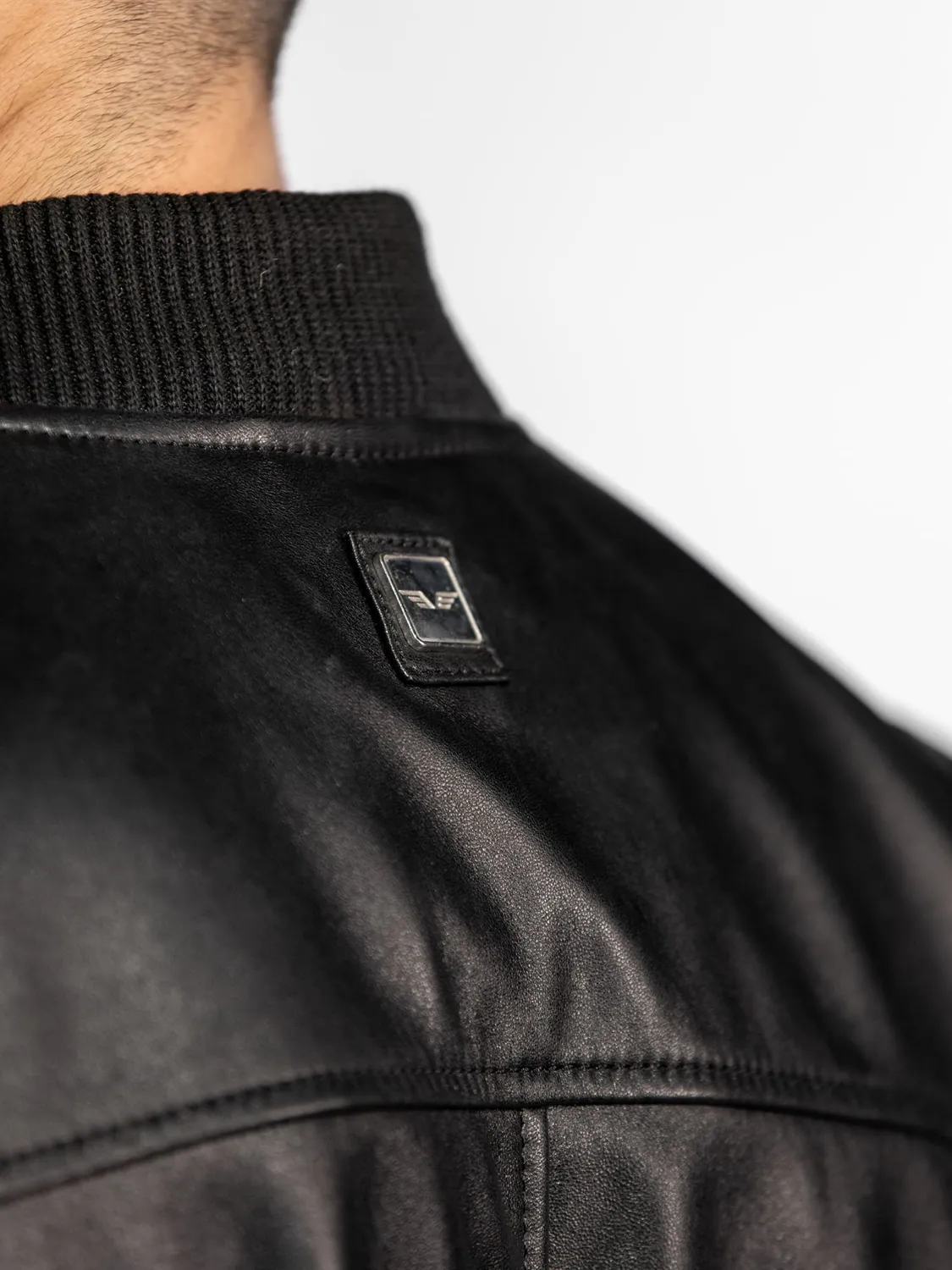 Daytona Janmarc bomber cuir noir mouton souple