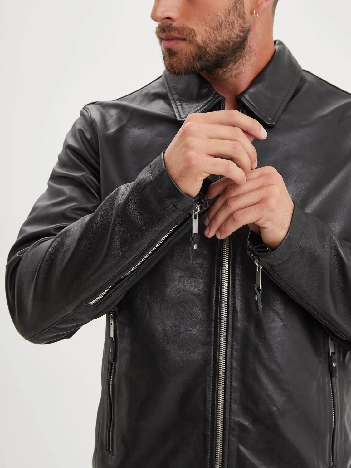 Daytona Simer blouson cuir homme noir
