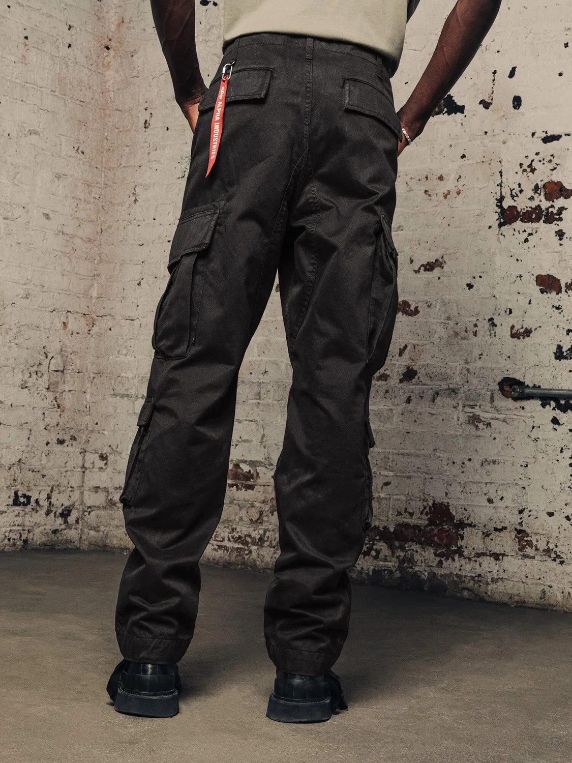 Alpha Industries ACU Pant pantalon cargo noir coton
