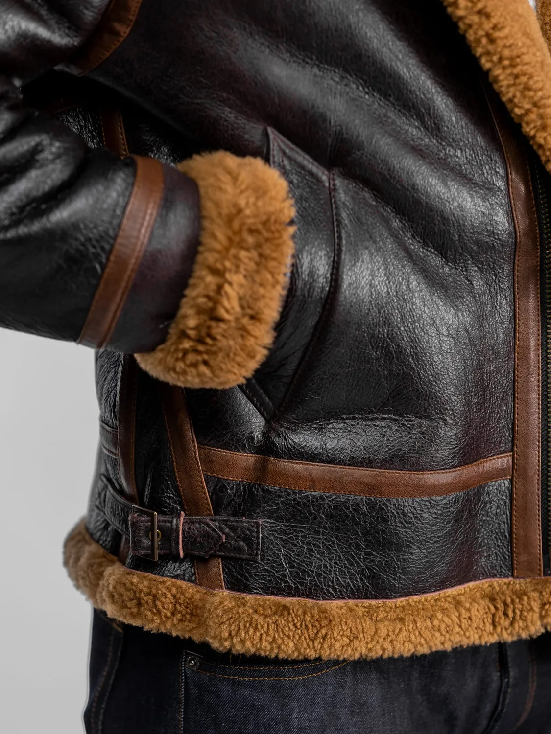 Daytona Bombardier DFH blouson cuir agneau