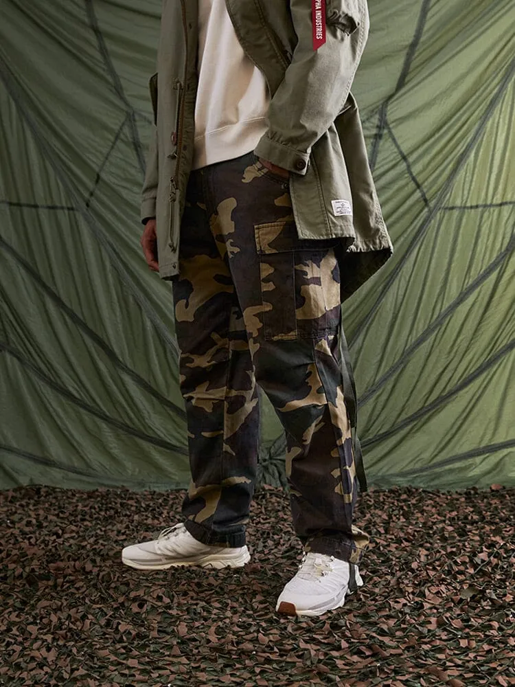 Alpha Industries M-65 pantalon cargo woodland camo