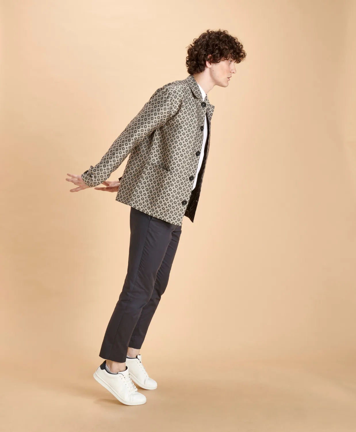 Soubacq Le Bleu Biennale veste brocart Venise