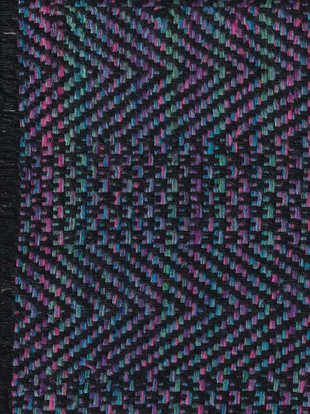 Hollington tissu soie sauvage multicolore au mètre