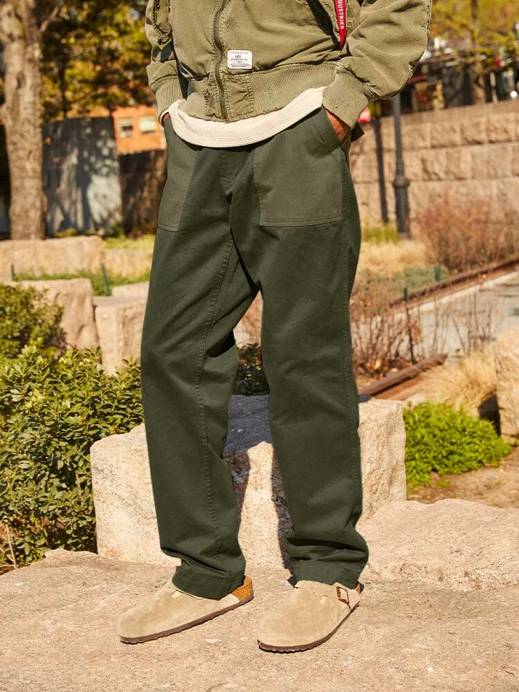 Alpha Industries Fatigue pantalon cargo OG-107 vert coton