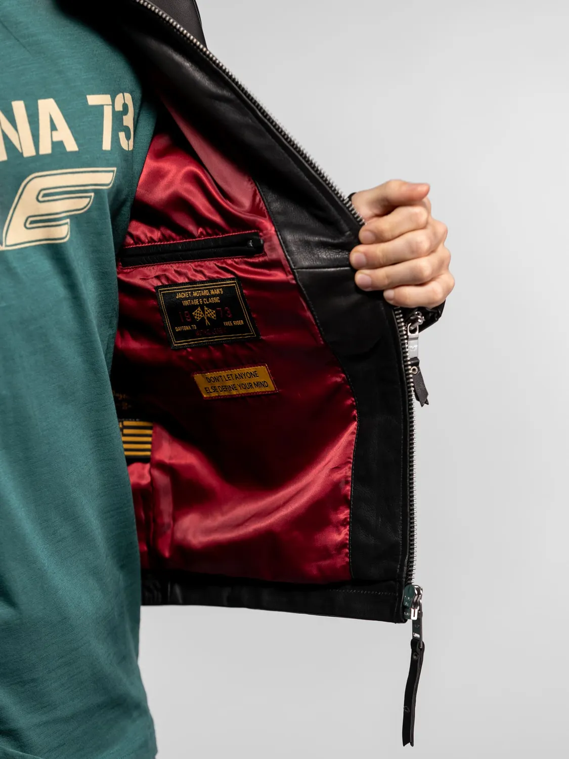 Daytona Bethel blouson cuir mouton noir