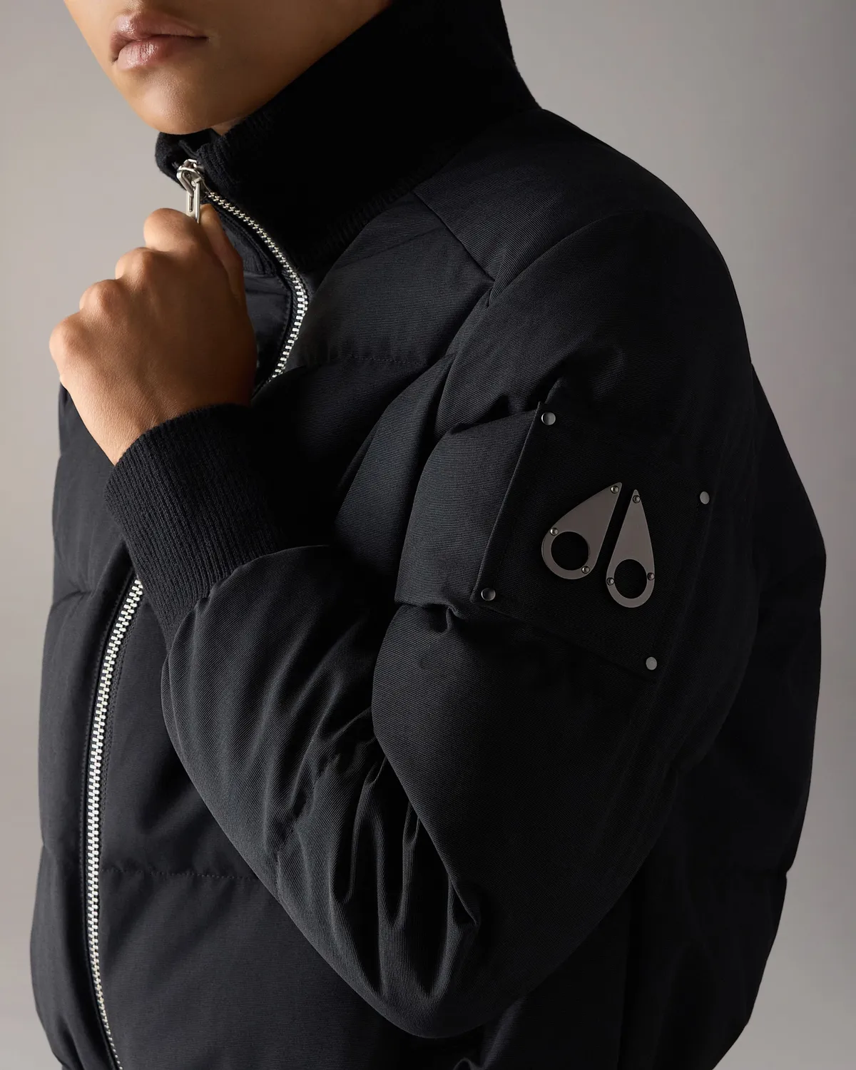 Moose Knuckles Banff bomber black
