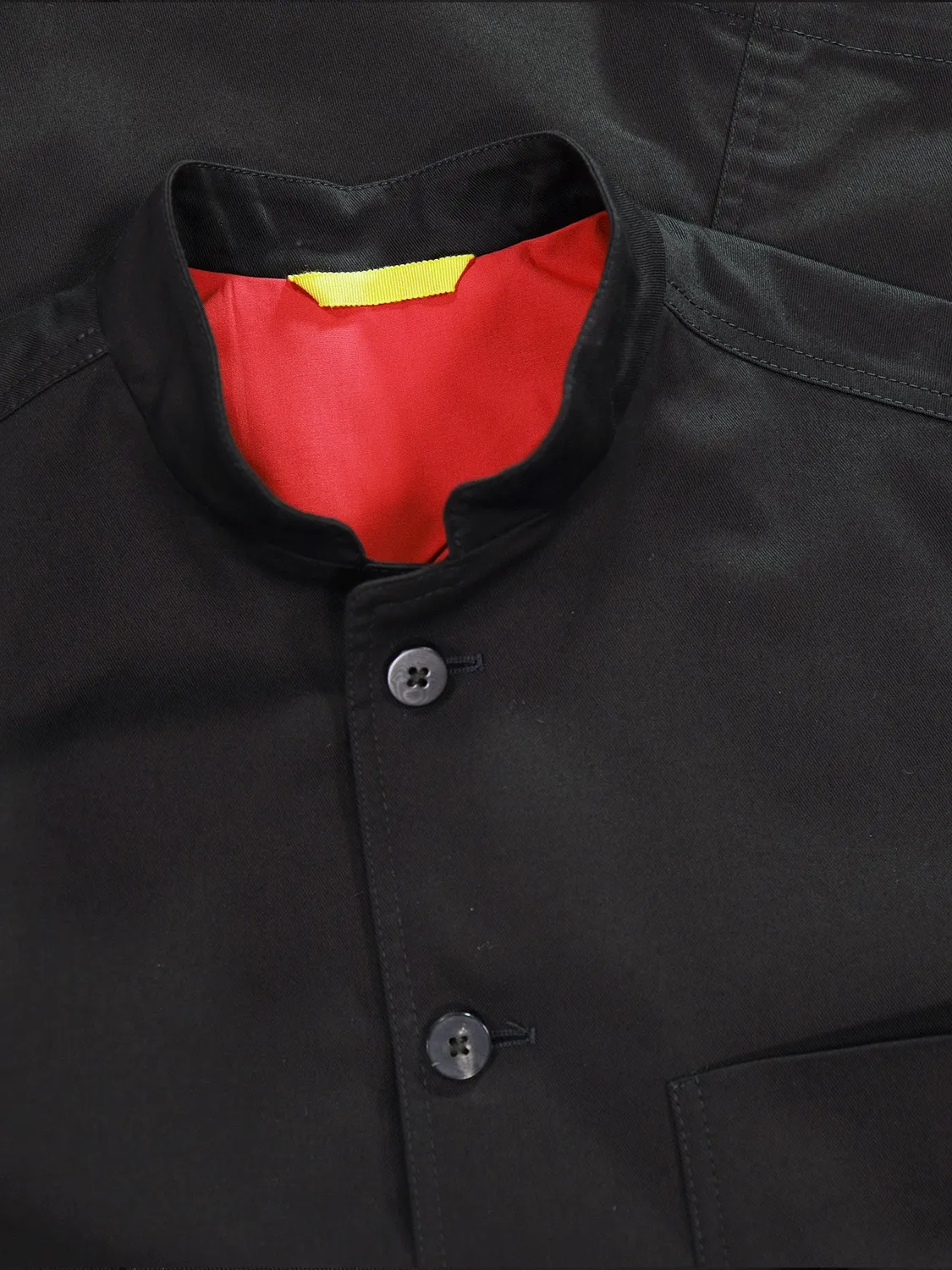 Hollington Tyrol veste laine noire S130 col Nehru