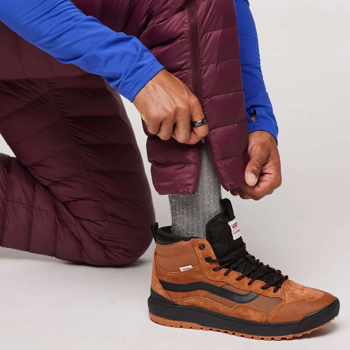 Cotopaxi Fuego Down salopette homme rayures