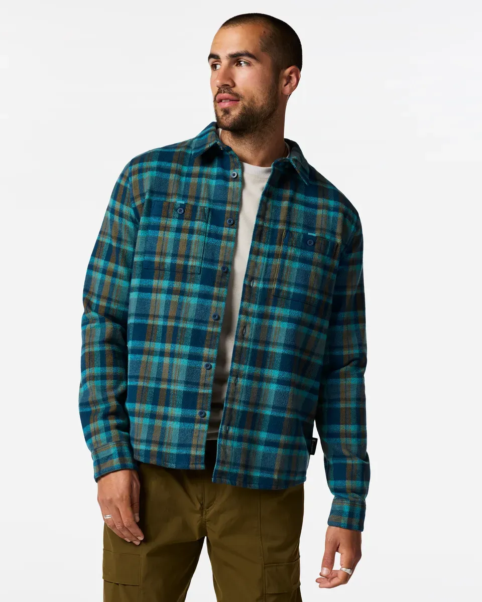 Cotopaxi Mero Organic Flannel chemise homme Indigo Plaid
