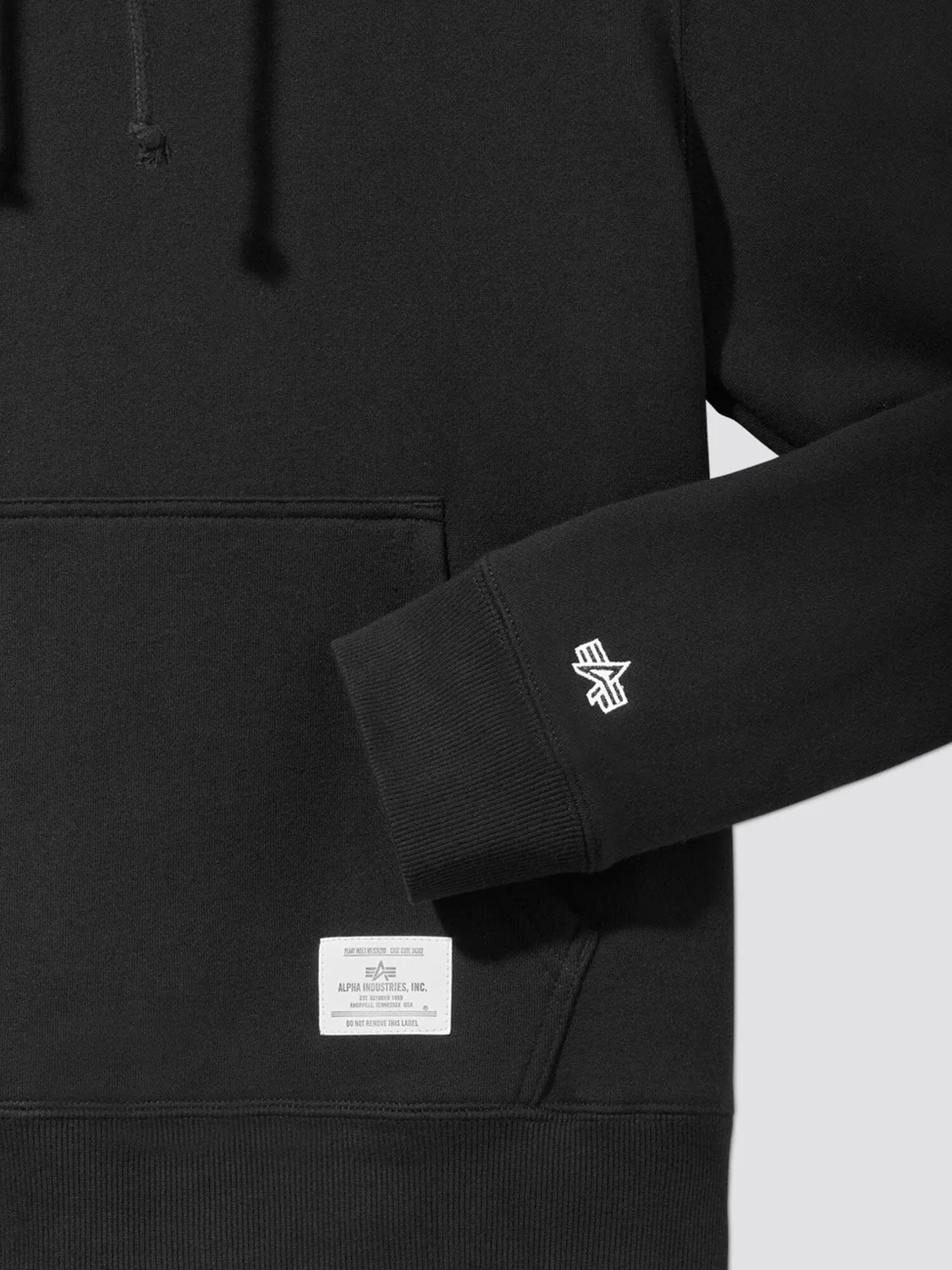 Alpha Industries Essential hoodie sweat noir coton