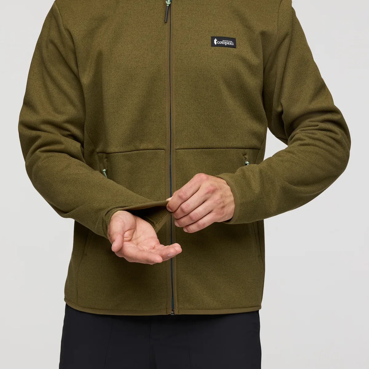 Cotopaxi Envo polaire homme Heather Carbon zip