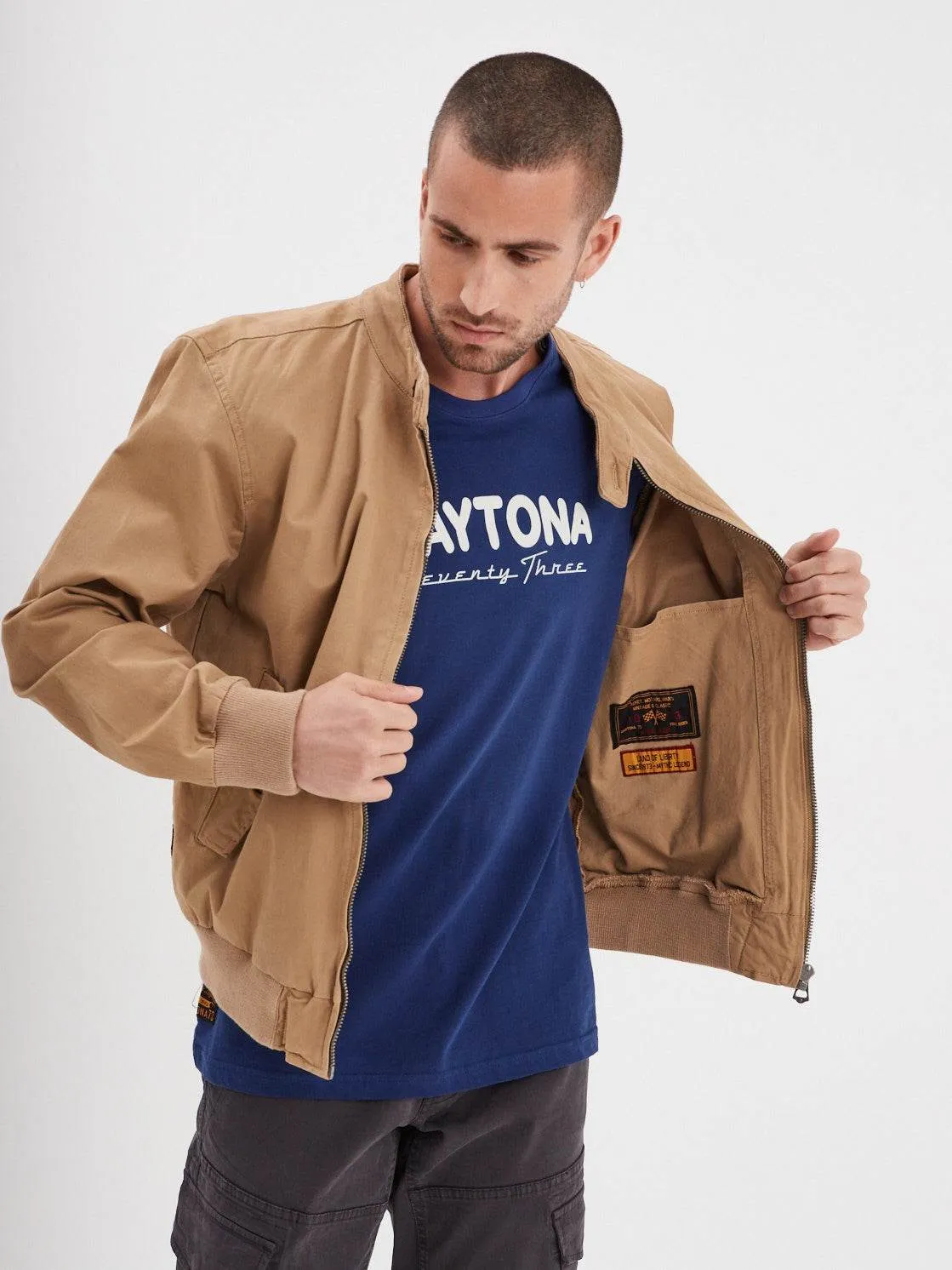 DAYTONA Lennox veste homme coton sergé coupe bomber