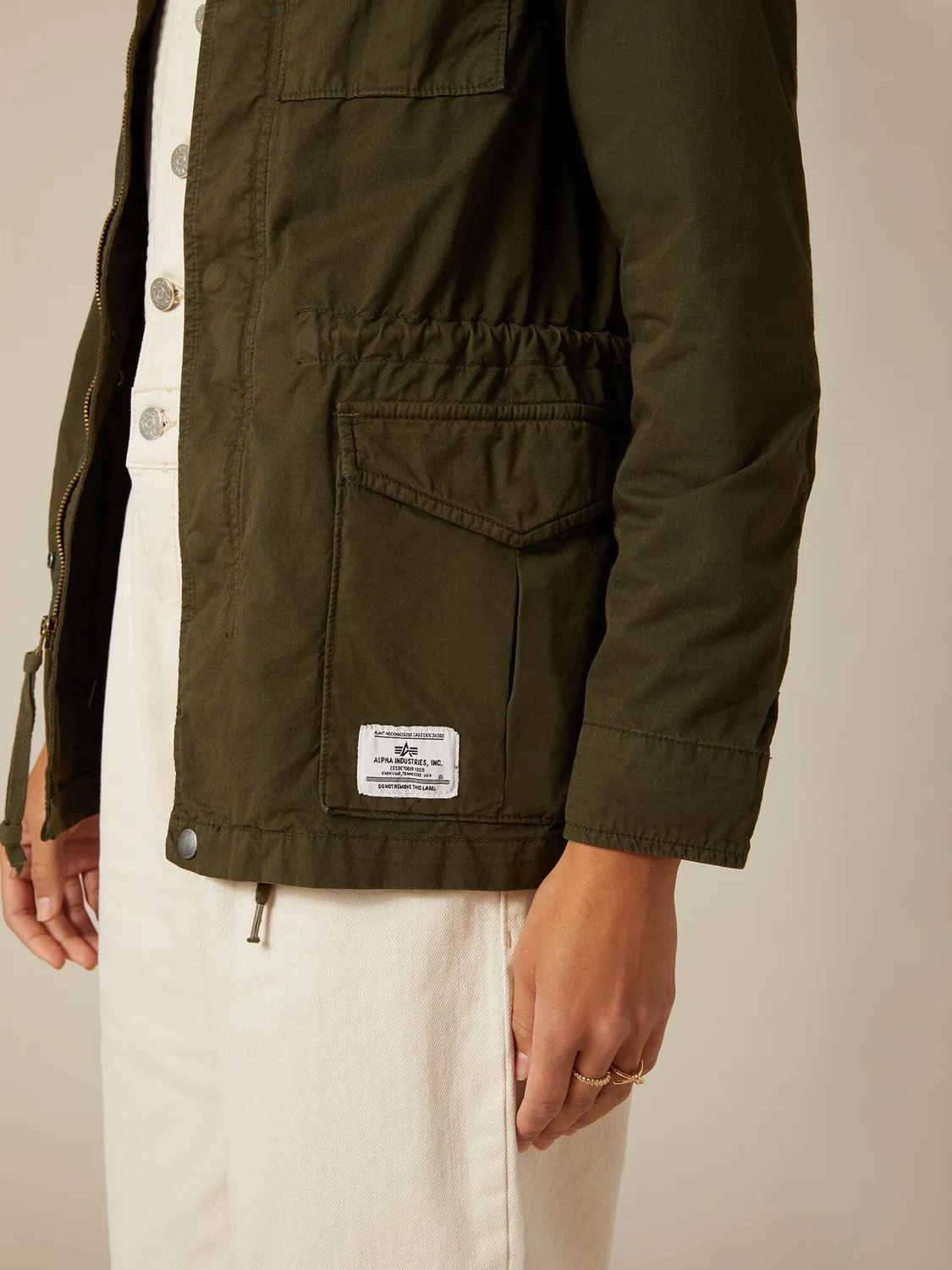 Alpha Industries M-65 Mod veste field noire coton