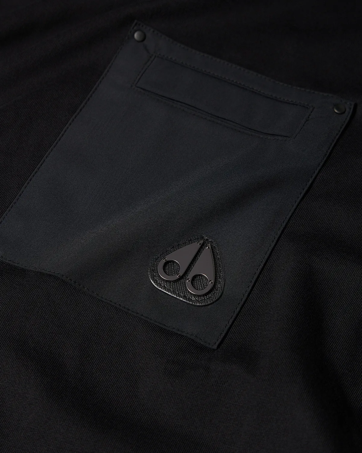 Moose Knuckles Dalon t-shirt noir coton homme