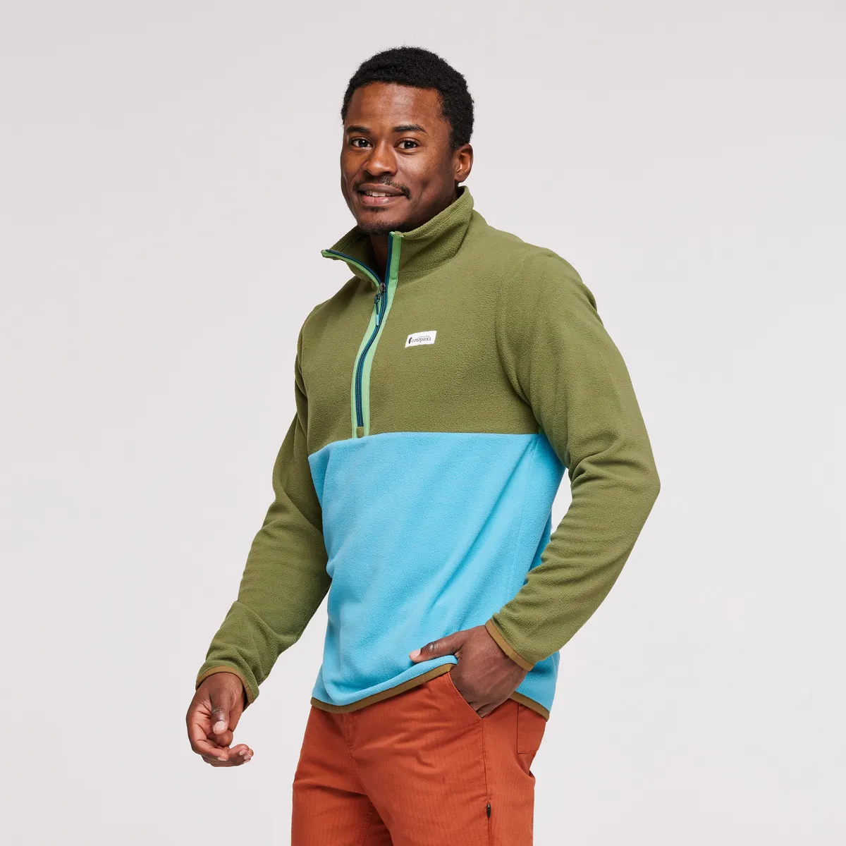 Cotopaxi Amado polaire homme Mezcal Amber demi-zip